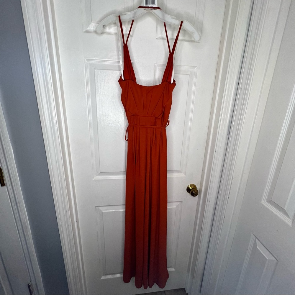 David’s Bridal Georgette Wrap Dress Size 2 - Picture 10 of 12